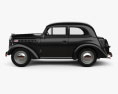Opel Olympia (OL38) 1938 3d model side view