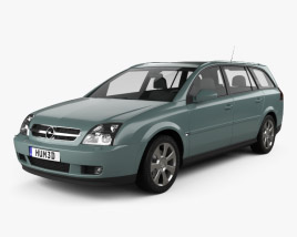 Opel Vectra caravan 2009 3D модель
