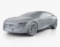 Opel Monza 2014 3d model clay render