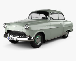Opel Olympia Rekord 1956 3D model