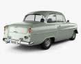Opel Olympia Rekord 1956 3d model back view