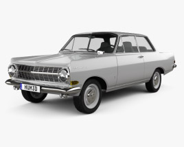 Opel Rekord (A) 2 portes sedan 1963 Modèle 3D