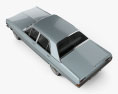 Opel Diplomat (A) 1964 3D-Modell Draufsicht