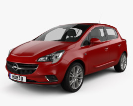 Opel Corsa (E) 5-door 2017 3D model