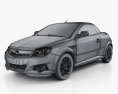 Opel Tigra TwinTop 2009 3D-Modell wire render