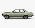 Opel Rekord (D) 1972 3d model side view