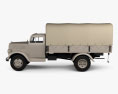 Opel Blitz Flatbed Truck 1940 3d model side view