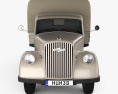 Opel Blitz Flatbed Truck 1940 3d model front view