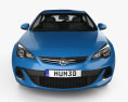 Opel Astra J OPC 2015 3d model front view