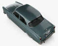 Opel Kapitan 1956 3D 모델  top view