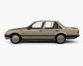Opel Rekord 1982 3D-Modell Seitenansicht
