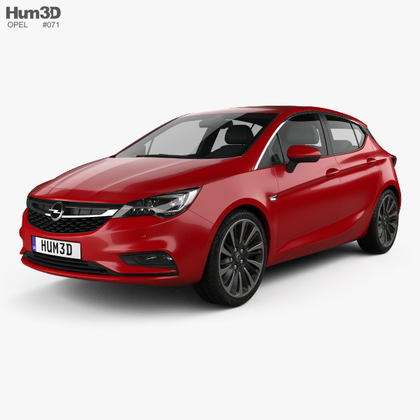 Opel Astra K 2019 3D model