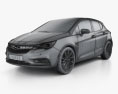 Opel Astra K 2019 3d model wire render