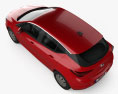 Opel Astra K Selection 2019 3D-Modell Draufsicht