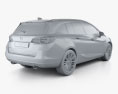 Opel Astra K Sports Tourer 2019 Modelo 3d