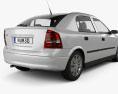 Opel Astra G liftback 2004 3D 모델 