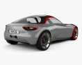 Opel GT 2017 3D-Modell Rückansicht