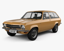 Opel Ascona A Voyage 1970 3D model