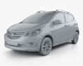 Opel Karl Rocks 2020 Modèle 3d clay render