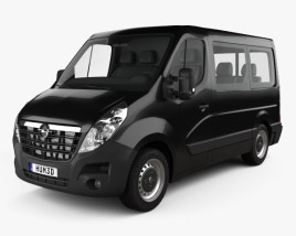 Opel Movano Passenger Van L1H1 2014 3D model