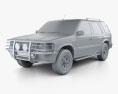 Opel Frontera (A) 5-door 1995 3d model clay render