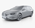 Opel Insignia Country Tourer 2020 3d model clay render