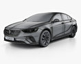 Opel Insignia GSi 2020 3d model wire render
