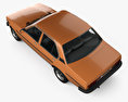 Opel Ascona berlina 1975 3d model top view