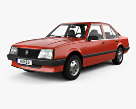 Opel Ascona sedan 1981 3D model