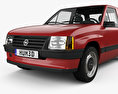Opel Corsa 3-door 1993 3d model