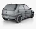 Opel Corsa 3-door 2006 3d model