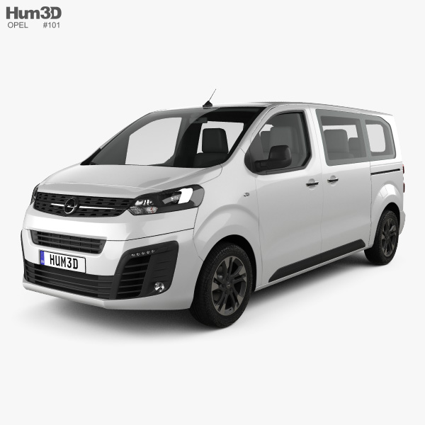 Opel Zafira Life 2022 3D模型