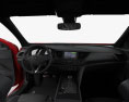 Opel Insignia GSi com interior 2017 Modelo 3d dashboard