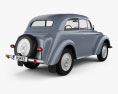 Opel Kadett 2-Türer sedan 1938 3D-Modell Rückansicht