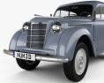 Opel Kadett 2 porte Berlina 1938 Modello 3D
