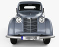 Opel Kadett 2 puertas Sedán 1938 Modelo 3D vista frontal