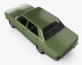 Opel Kadett 4ドア セダン 1965 3Dモデル top view