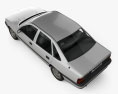 Opel Vectra sedan 1995 3d model top view