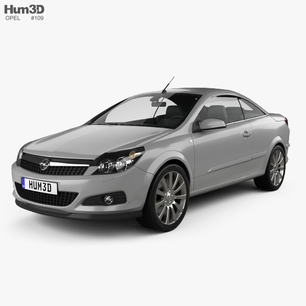 Opel Astra TwinTop 2009 3D模型