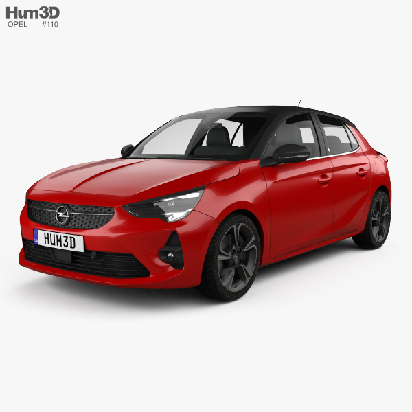 Opel Corsa 2022 3D模型