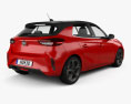 Opel Corsa 2022 3d model back view