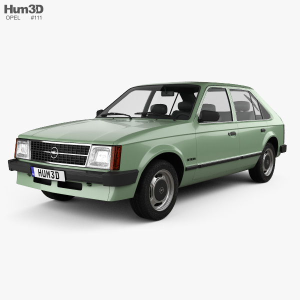 Opel Kadett 5门 1979 3D模型