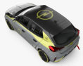 Opel Corsa e-Rally 2022 Modello 3D vista dall'alto