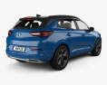 Opel Grandland 2022 3d model back view