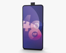 Oppo F11 Pro Thunder Black 3D model