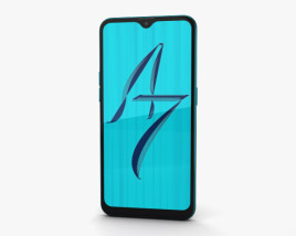Oppo A7 Glaze Blue 3D model