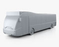 Optare Versa bus 2011 3d model clay render