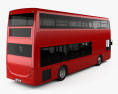 Optare MetroDecker bus 2014 3d model back view