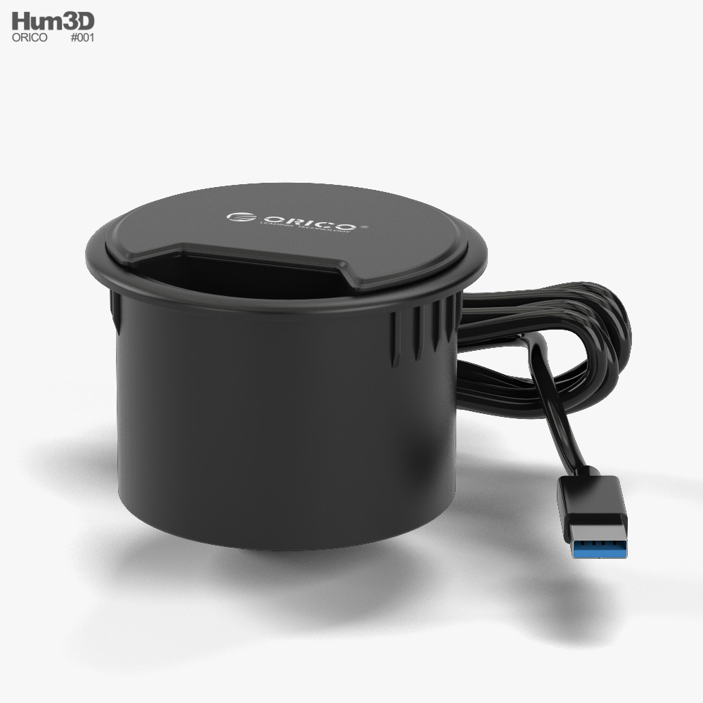 Orico Hub porta USB Modello 3D