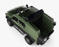 Oshkosh Sand Cat Transport 2014 3D模型 顶视图
